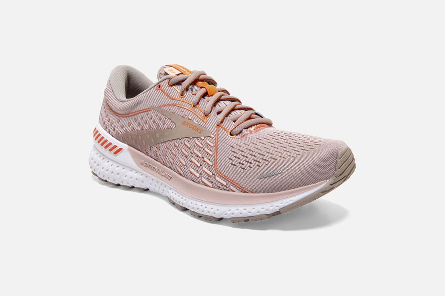 Brooks Adrenaline Gts 21 Road Löparskor Dam - Beige - 4306-TZYEQ